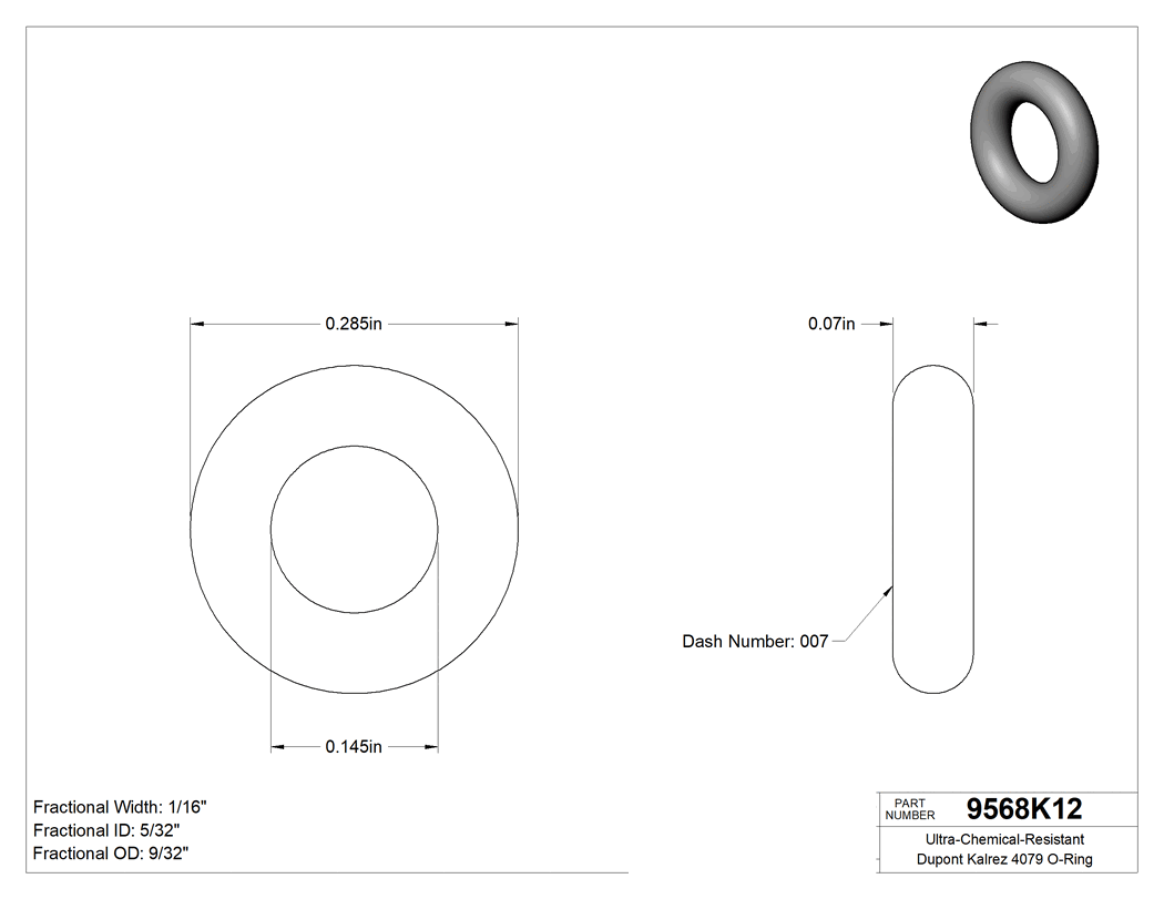 Technical drawing - 9568K12